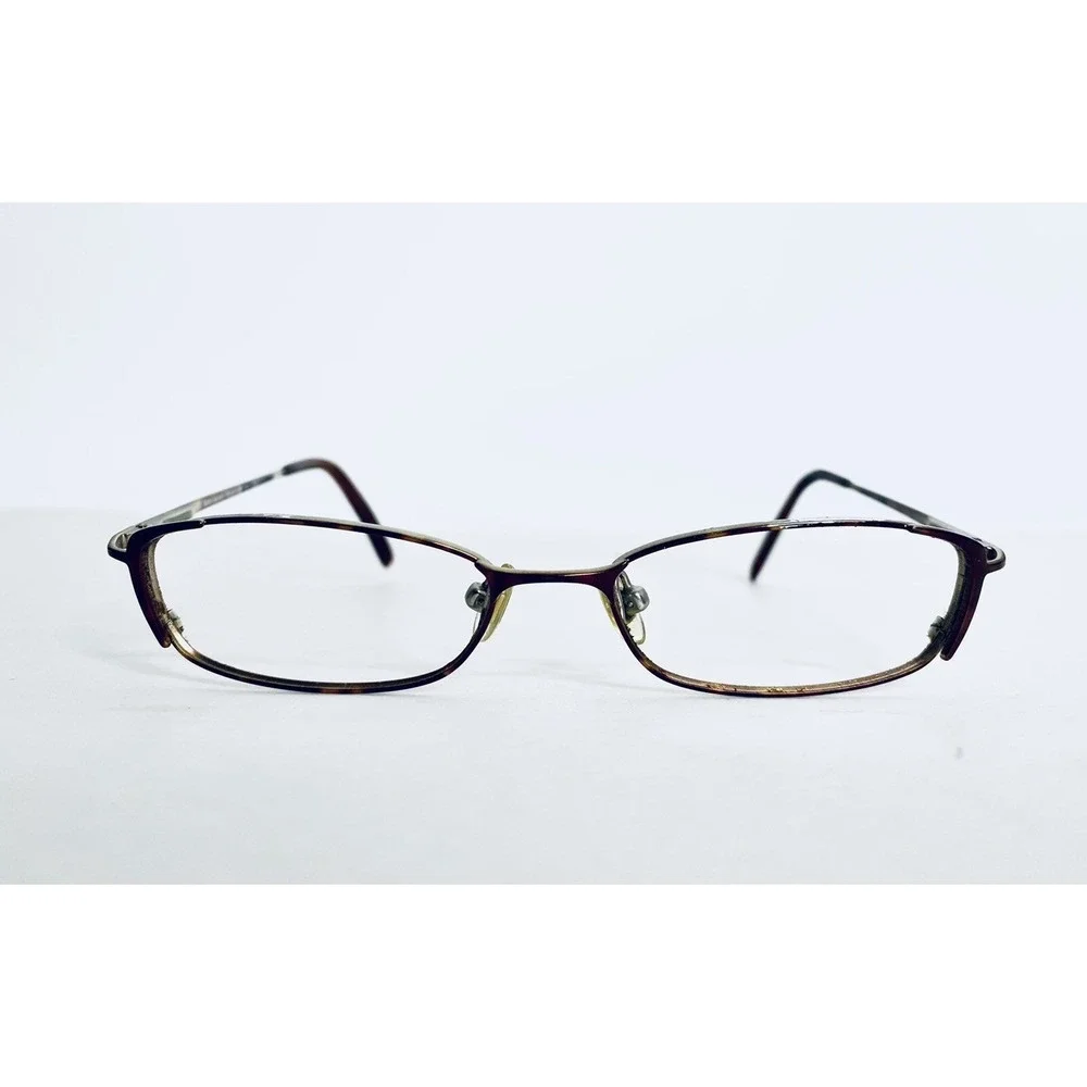 Kate Spade NY Tortoise Gold Metal Rectangular Glasses Italy Dara 57 18 130